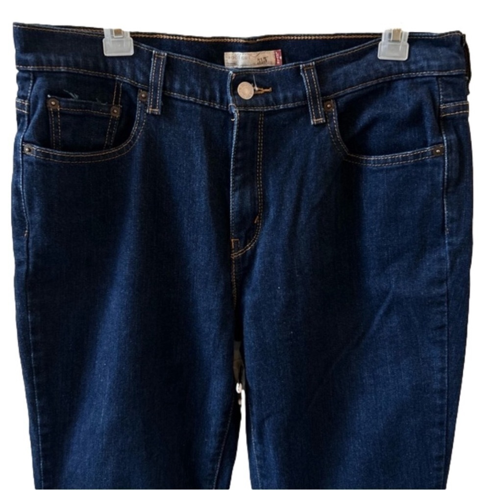 Levi’s 515 Women’s Jeans Dark Wash Size 12 Long Bootcut Five Pocket Denim EUC - Picture 7 of 7